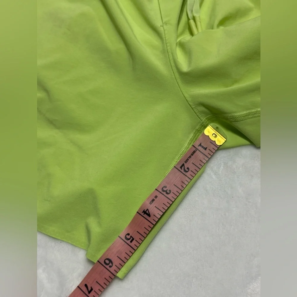 Lululemon Men’s Shorts Athletic Lined Lime Green